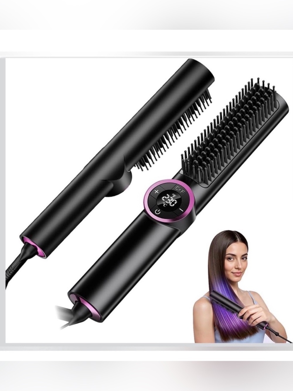 JolinKoin Hair Straightener
Brush with LED Display Brand